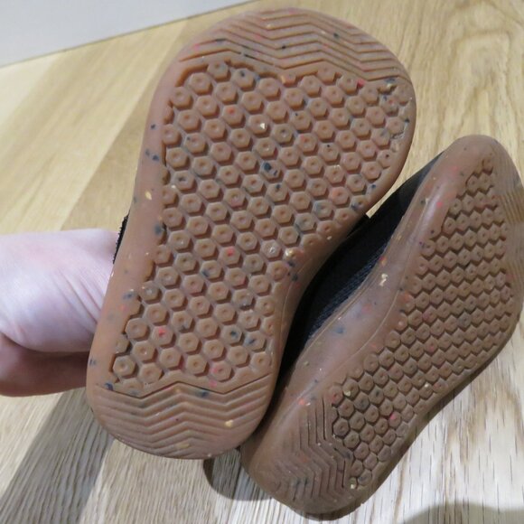 WHITIN Barefoot Toddler Sneaker Shoes in Black Breathable Mesh Outdoor Casual - Picture 9 of 10